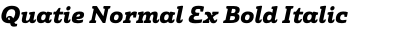 Quatie Normal Ex Bold Italic